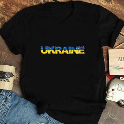 Flag Classic Ukrainian Gift T Shirt Girls Harajuku Love T-shirts Tops Women Ukrainian T-shirt Summer Premium Short Sleeve Tshirt