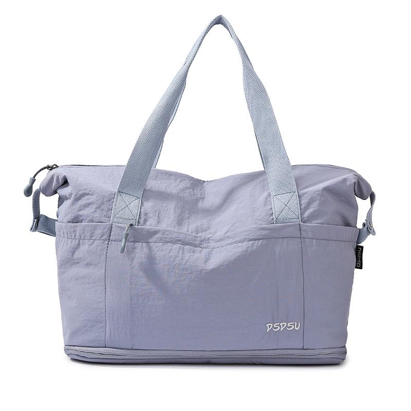 

Women s Expandable Travel Bag: Large Capacity Backpack & Handbag for Short Trips, Yoga, Sports, and Fitness сірий колір