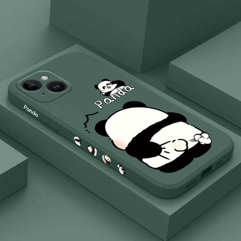 Tickle Panda Phone Case For iPhone 16 16e 15 14 13 12 11 XR XS SE2 SE2020 8 7 6 6S Plus Pro Max Mini Silicone Cover