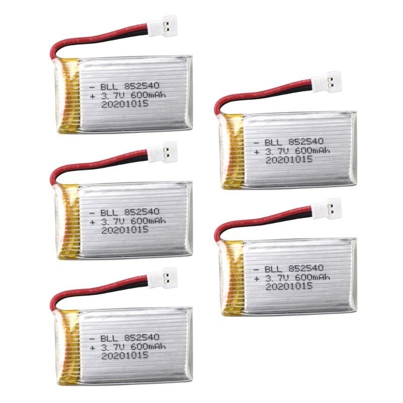 SYMA X5C X5SW X5SC X55 Dört Rotorlu Hava Araçları için 3.7V 600mAh Li Pil, Aşırı Şarj Korumalı Daha Uzun Uçuşlar