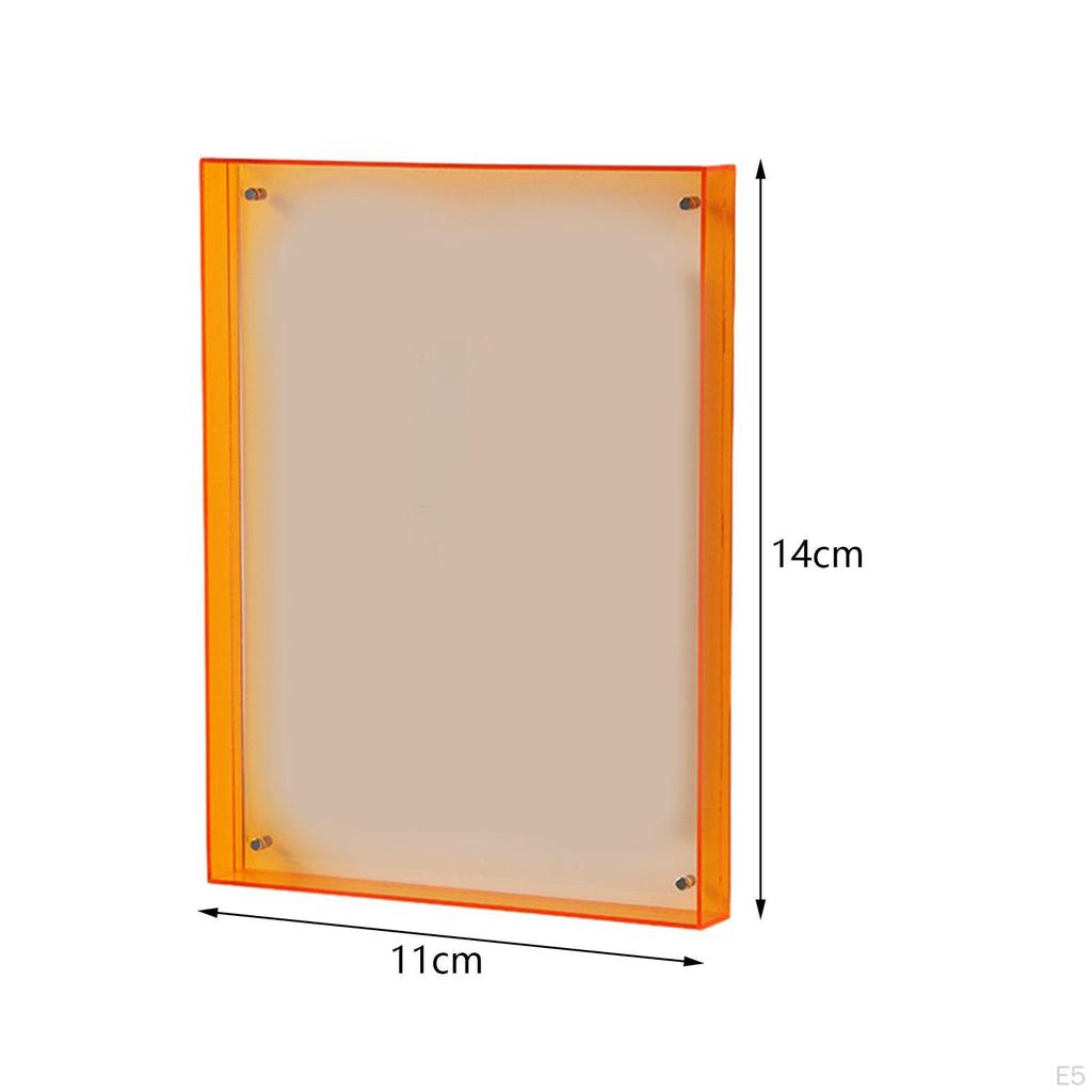 2.3inx3.5in Picture Frame Acrylic Frames Freestanding Hanging Decorative Photography Display