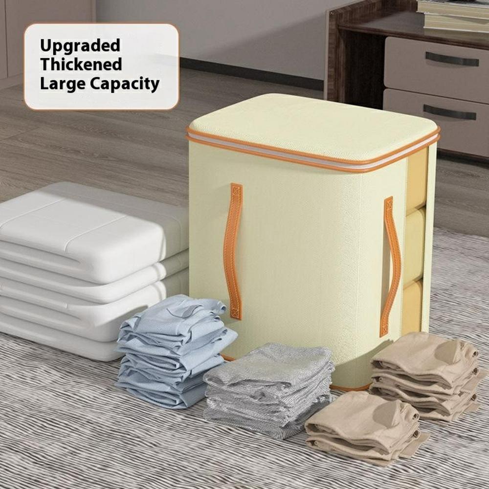 54 X 42 X 20cm Clothes Storage Bag with Window Visible Quilt Organizer Container