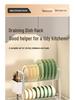 Compact Double-Layer Stainless Steel Dish Rack for Kitchen Countertop