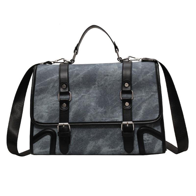 

Сумка-мессенджер в винтажном стиле осень-зима, большая вместимость, рюкзак на одно плечо, портфель в стиле преппи, модная сумка через плечо (30cm<Max Length<50cm)