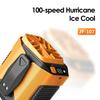 Rechargeable Waist Fan with LED Flashlight Portable Waist Clip Fan with Hanging Rope 100 Gear High Air Volume Cooling Fan for Outdoor Camping Jobsite