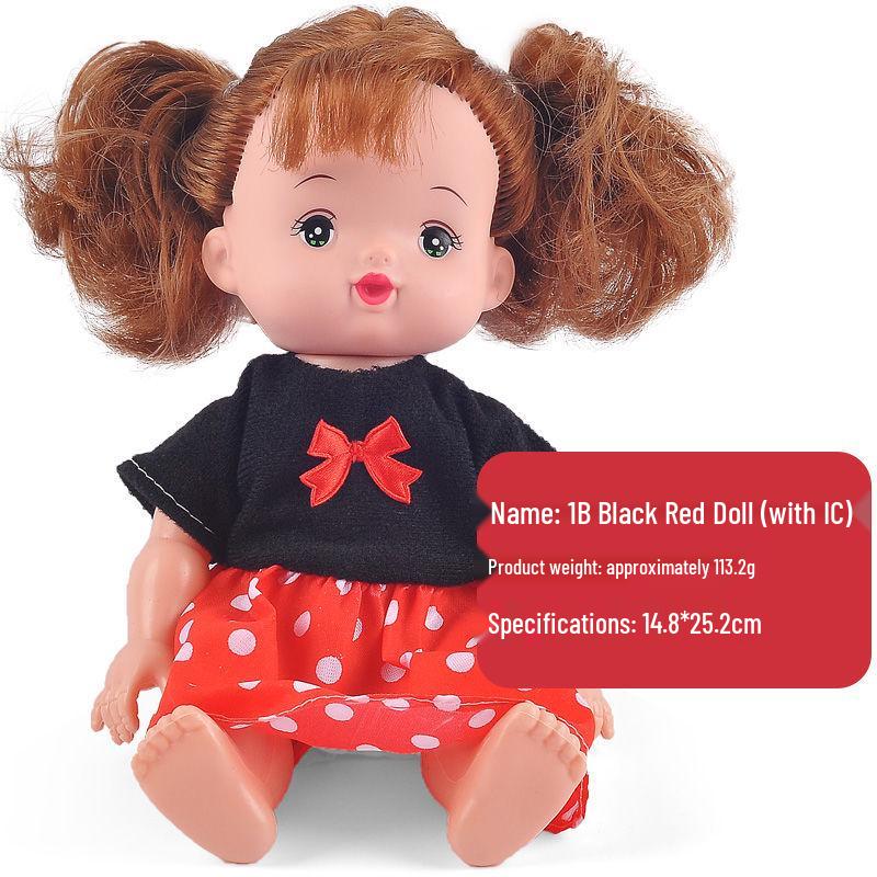 

Кровать для куклы-принцессы с москитной сеткой и люлькой для девочек для ролевых игр Standard