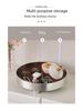 Nordic Round Coffee Table Tray for Ornaments, Aromatherapy, Perfume, and Cosmetics Storage.