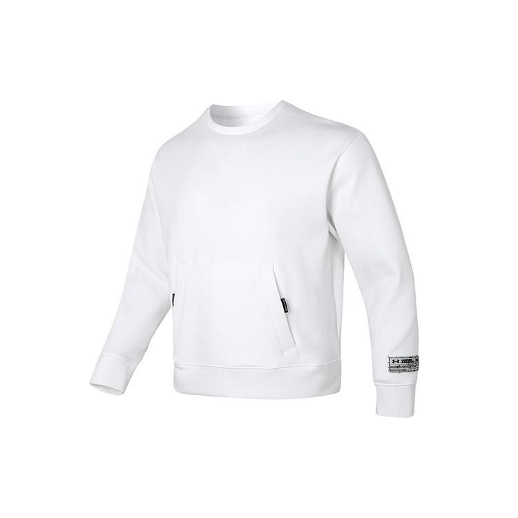 Under Armour Summit Fleece Knit Crew White Men s 1377172-100 XXL