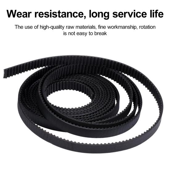 GT2 3D Printer 6/10MM Width 1M Timing Belt Universal Rubber Synchronous Toothed Belt