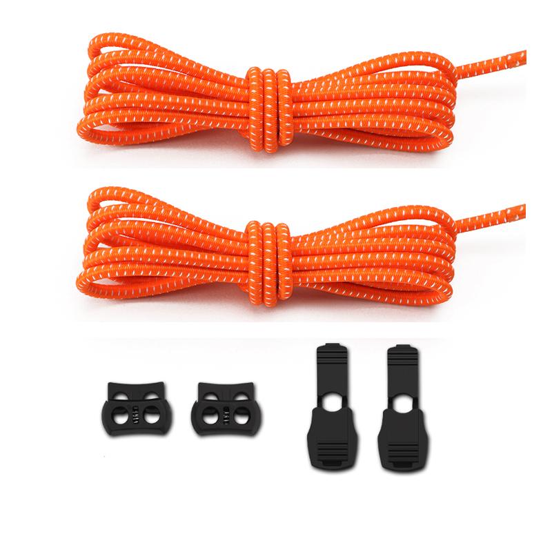 1Pair/3Pair New Unisex Round Elastic Shoelace High-Quality Laces for Sneakers and Casual Shoes Available in A Variety of Colors