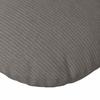 Seat Cushion 2 Pcs Light Grey Ø30 X 13 Cm Cord Fabric
