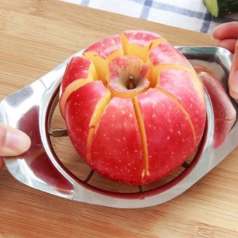 Stainless Steel Apple Cutter Slicer Vegetable Fruit Tool Fruit Slicer Kitchen Gadget Kitchen Accessories Multifunctional Tools