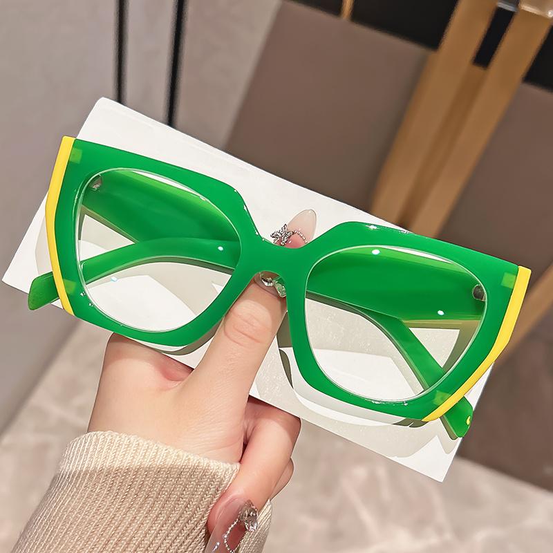 

Элегантные модные женские очки для чтения «кошачий глаз» — стильные фиолетовые, анти-синий свет, полная оправа, квадратная оправа 2