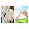 Handheld Fan Portable Fan Rechargeable Small Pocket Fan with 5 Speed Foldable Hook for Office Outdoor Indoor Pocket Fan