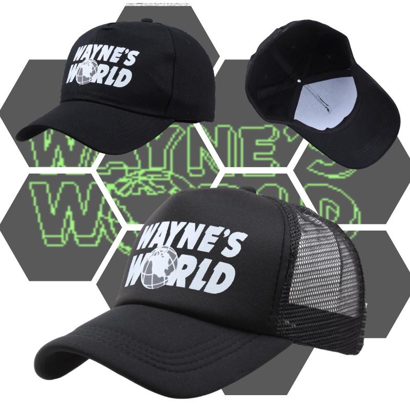 Printed Waynes World Baseball Cap Outdoor Cotton Sun Protect Unisex Hat Casual