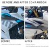 2X Universal Motorcycle Winglet Aerodynamic Spoiler Wing with Adhesive For Yamaha Suzuki Kawasaki Motorcycle Decoration Sticker