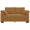 Two Seater Sofa Brown 160 x 77 x 82 cm Velvet