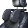 Children's Travel U-Shaped Memory Foam Car Headrest Pillow - Adjustable Side Support for Sleep