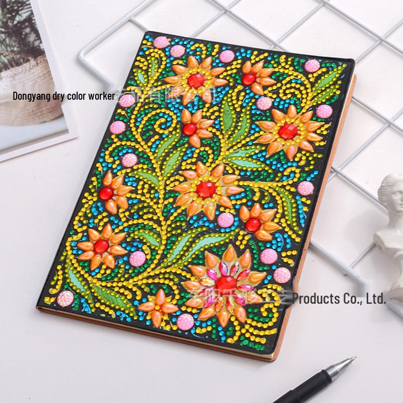 Diamond Painting DIY Notebook: Special-Shaped Shiny Design, 50 Pages, Perfect Christmas Holiday Gift