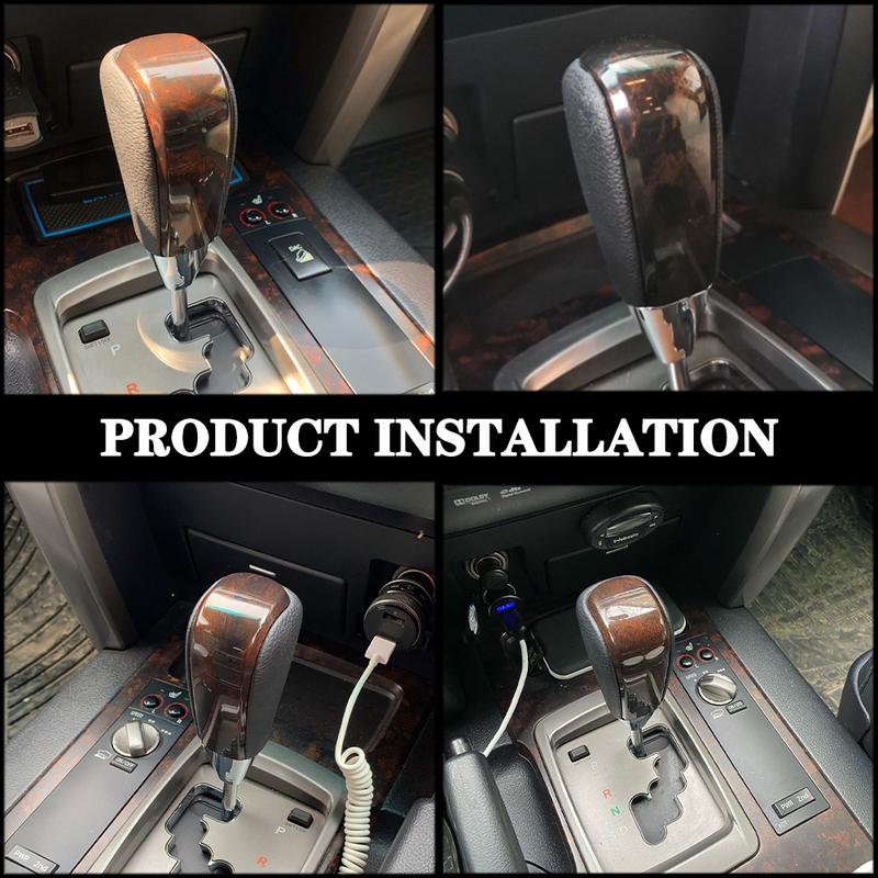 Car Gear Shift Knob Automatic For Toyota Land Cruiser 200 FJ20 2008 2009 2010 2011 2012 2013 2014-2017 Gear Knob Car Styling