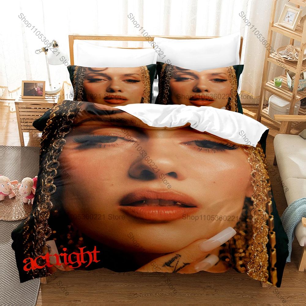 Sasha Keable Duvet Cover + 2 Pillowcases British Colombian UK Neo Soul R&B Singer ACT II Album Print Bedding Bedroom Decor Music