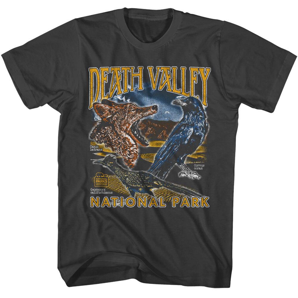 United States Death Valley National Park Coyote Road Runner Crow Men T Shirt XXXXL