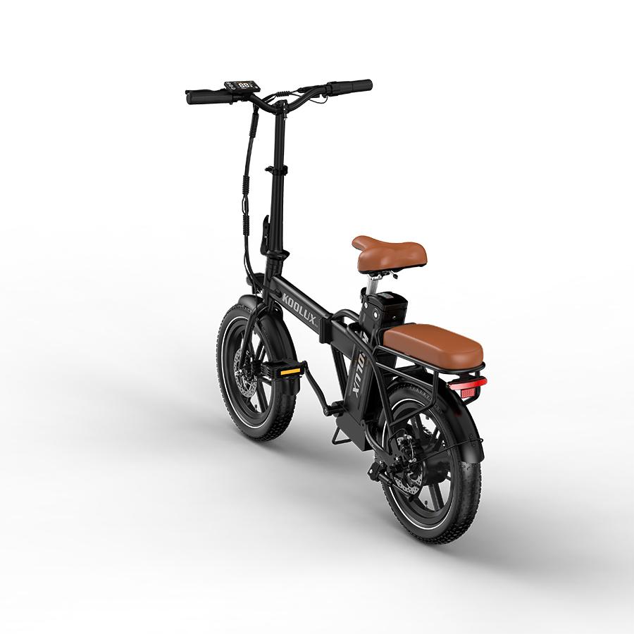 Folding City Electric Bike KOOLUX X10 Adult Commuting Electric Bicycle 36V13Ah Battery 16 Inch Tires 50-65KM Range 350W 120KG Load E-Bike