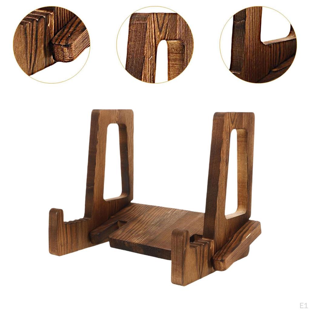 Stojan na záznamy Kniha Dekorativní Stolní Dřevěný Nastavitelný Stojan na Album Stojan pro