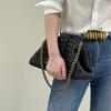 New Woven Cloud Bag Leather Chain Dumpling Bag Hand Women's Bag Shoulder Dinner Clip Bag