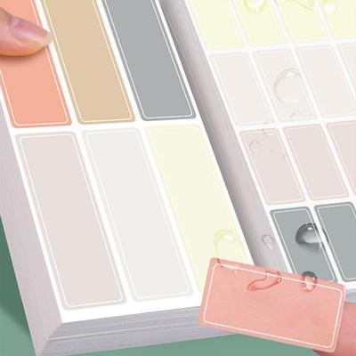 40/60/160pcs Self Adhesive Index Tab Stickers 10 Sheets Simple Morandi Color Sticker