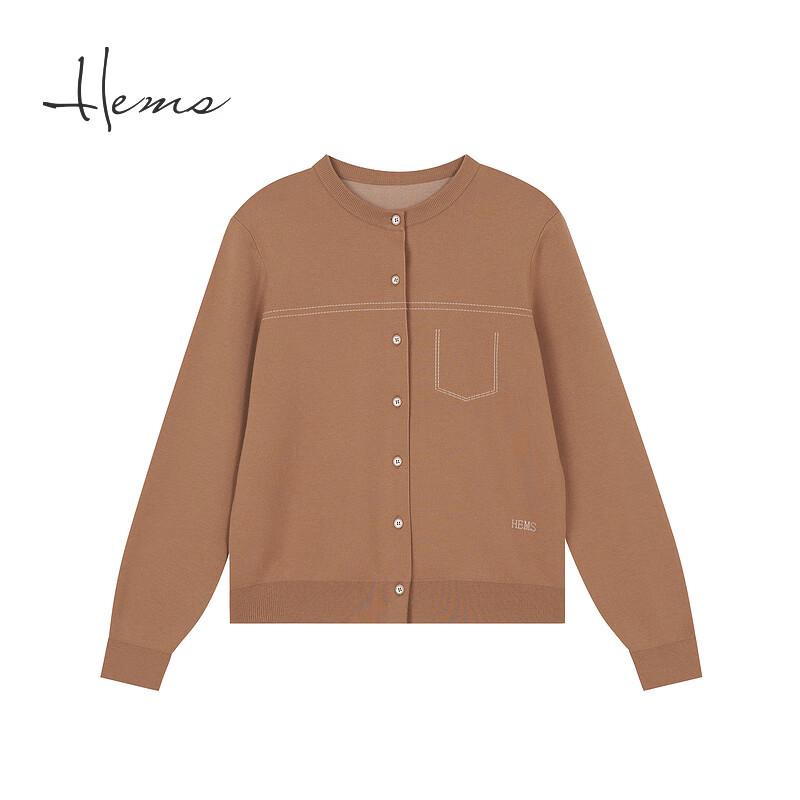 

Hirmes Women s Low Round Neck Wool Cardigan XL