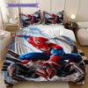 Spider-Man Superhero Series Bedroom Three-Piece Duvet Cover Bedding Set (1*Duvet Cover + 2*Pillowcase, Without Core)
