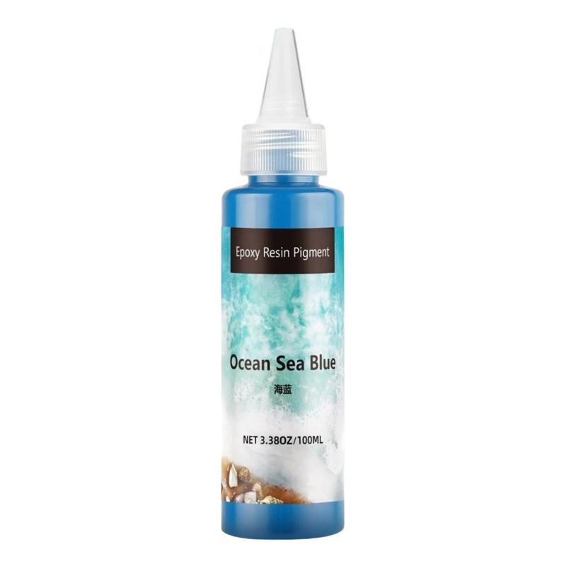 100ml Epoxy Resin Pigment Set with Colors High Concentration Opaque Resin Dye for UV Resin Crafts and Cell Effects