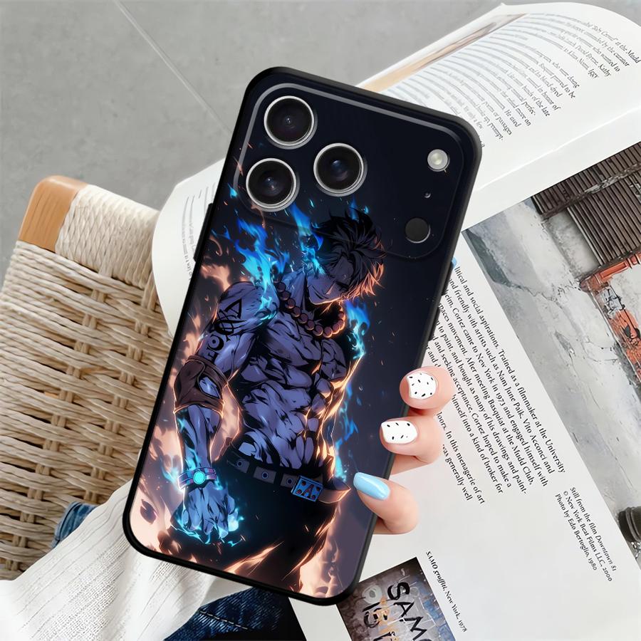 Ones Pieces Zoro Funda Phone Cover Case for iPhone 14 13 Mini 7 8 15 Plus 12 17 16 Pro Max X XS XR SE 11 17Air