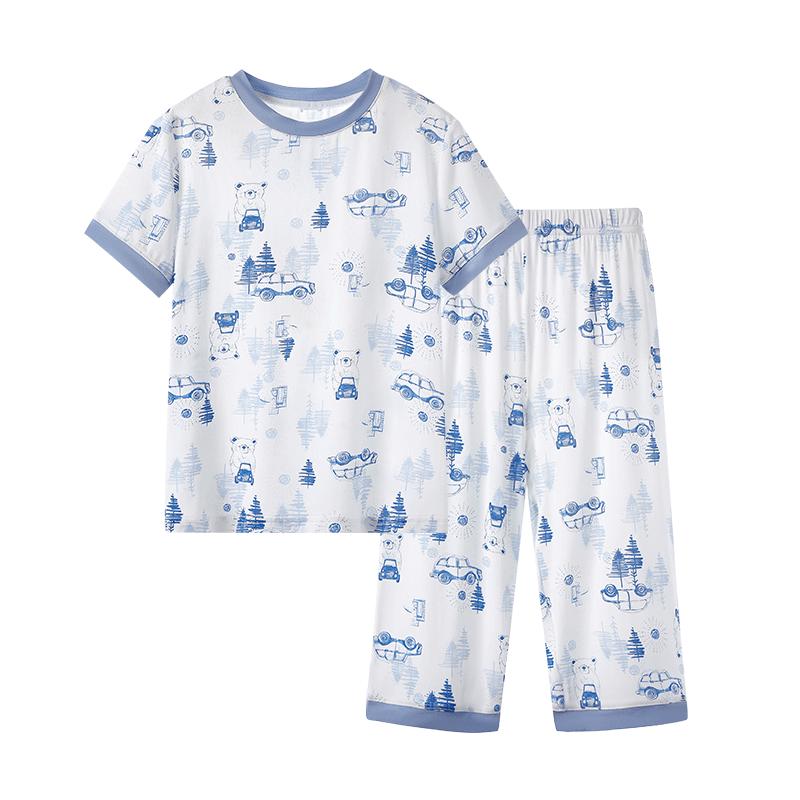Yeehoo 50S Lenzing Modal Kids' Summer Pajamas