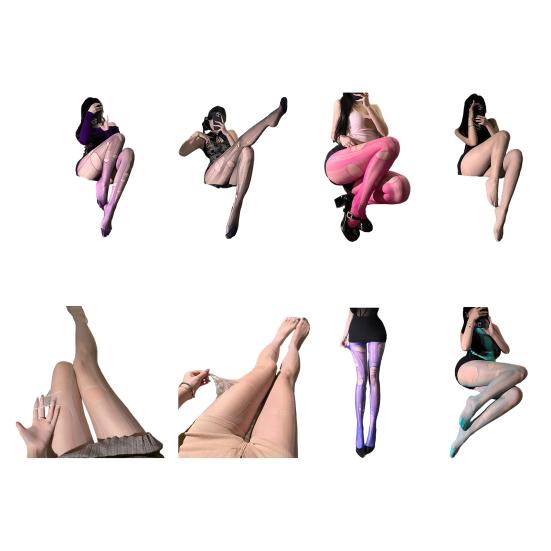 Women Tights Thigh No Show Silky Sexy High Pantyhose Leggings Seamless