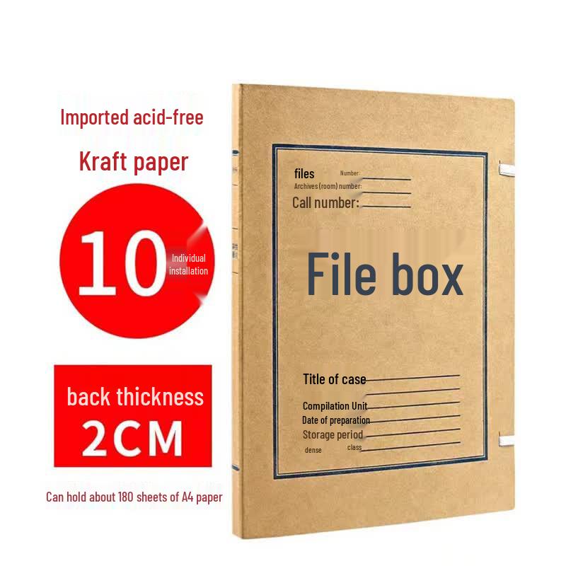 Langxi Kraft Paper Archive Box