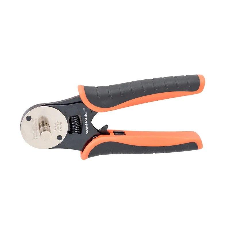 4 Way Indent Closed Barrel Crimper Solid Contacts Electrical Repair Crimping Tool 14 16 18 AWG Cables D-Sub Connectors Terminals