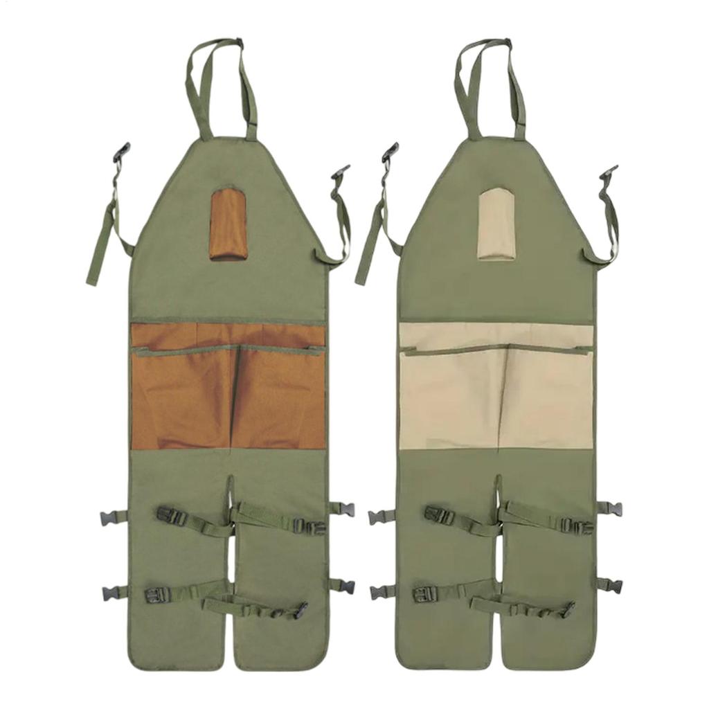 Garten-Schürze Mehrere Taschen Wasserdicht Garten-Arbeitskleidung Schürze BBQ Auto Mechaniker Mechaniker Werkzeug Verstellbar Leichte Schürze