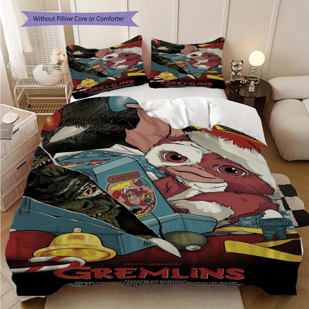 Gremlins 35Th Anniversary Special Edition Threepiece Set 1 Duvet Cover 2 Pillowcase Without Core Soft And Comfortable
