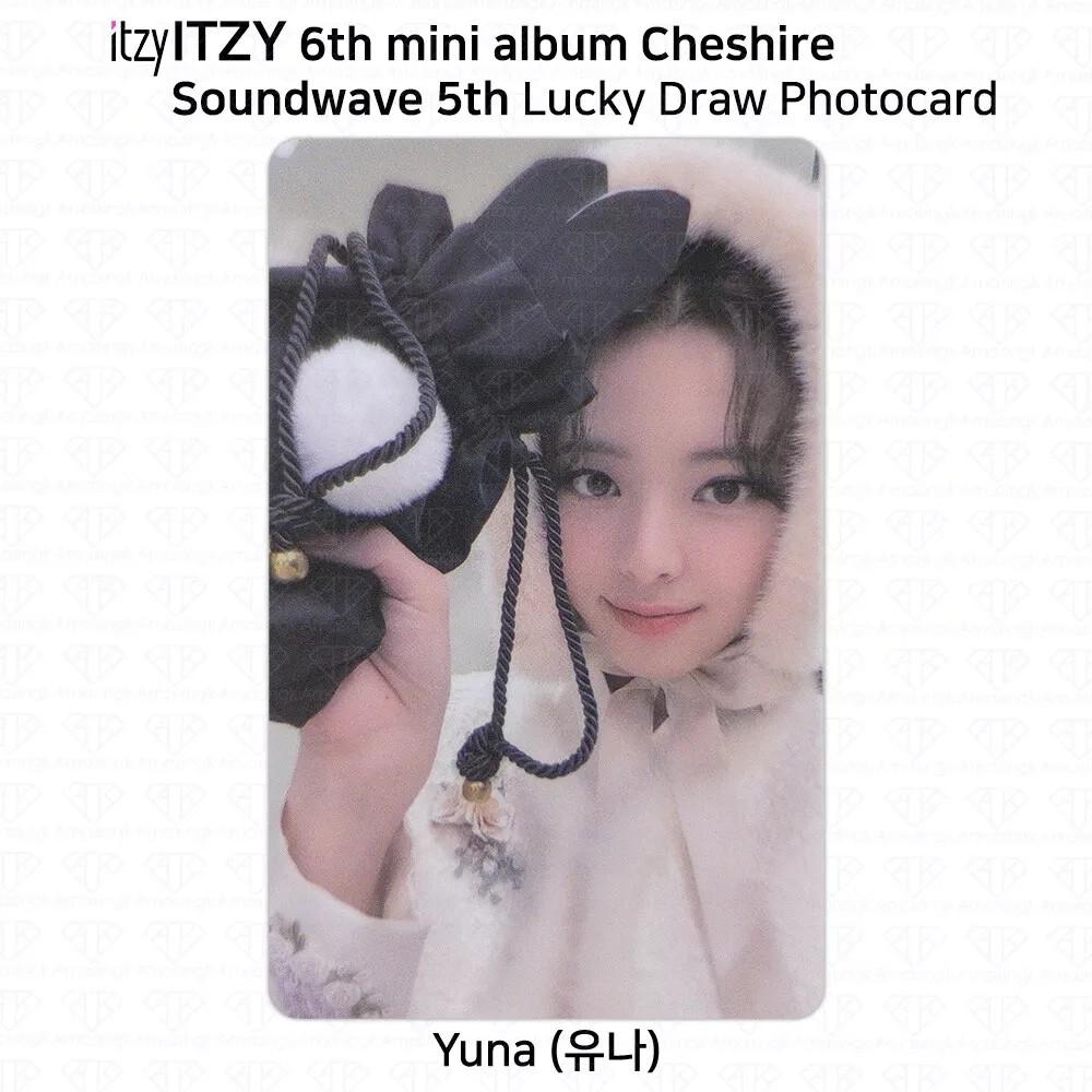 

ITZY 6-й мини-альбом Cheshire Soundwave 5-я версия фотокарточки с лотереей при удачном розыгрыше Yuna - B