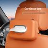 Car-Mounted Armrest Tissue Box - Hanging Design for High-End Car Interiors