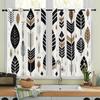 Bohemian Pattern Blackout Curtains, Custom-Made with Your Image, High-Precision Sun Protection, Thickened Polyester.