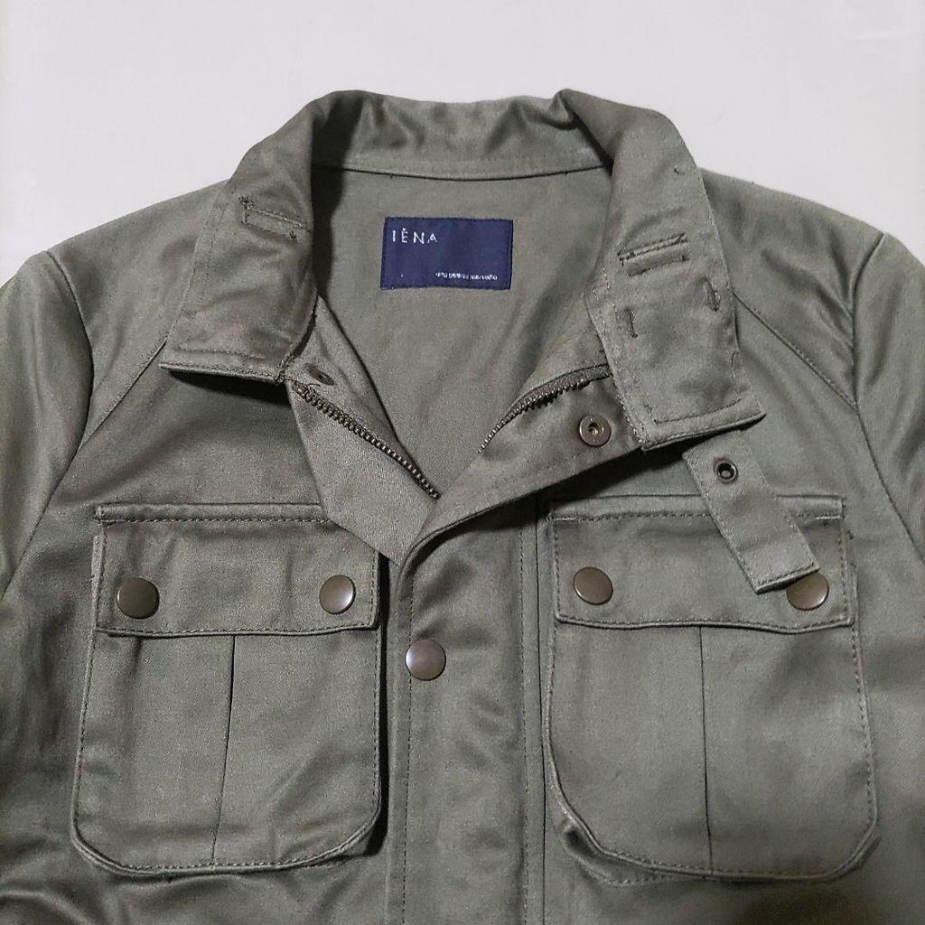 Used Good conditionINA military jacket blouson with waist belt M-65