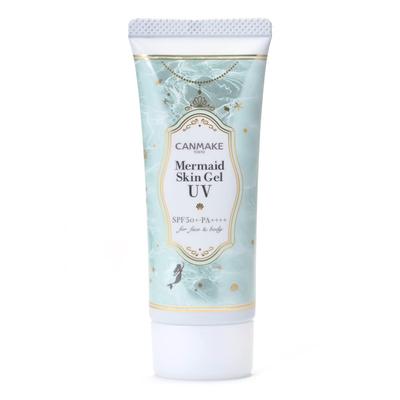 Mermaid Skin Gel UV C01 CICA Mint Sunscreen SPF50+ PA++++, Face & Body Wash-Off Sunblock