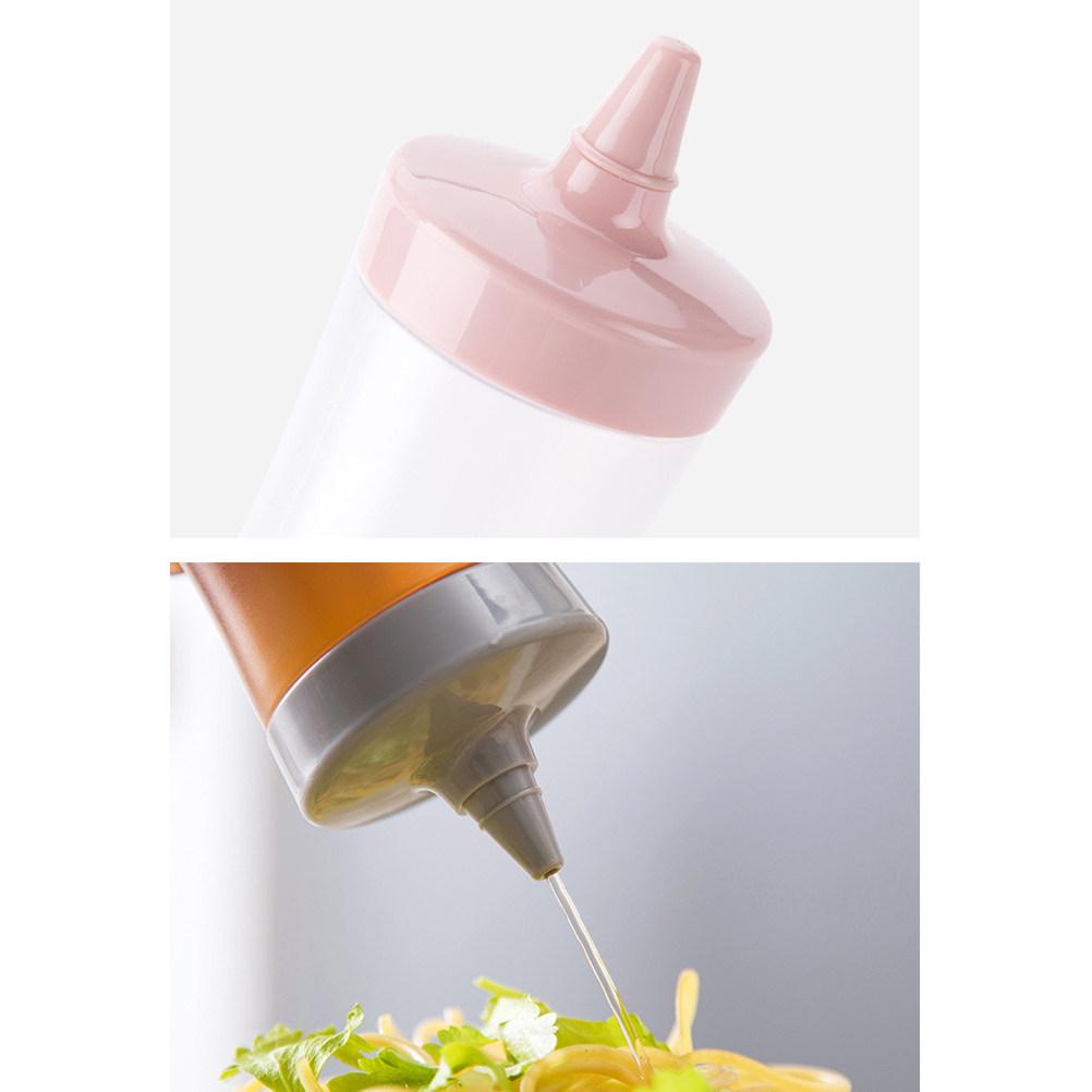 

1Pcs 350Ml Squeeze Bottle Food Safe PP Pe Plastic Condiment Dispenser for Honey Bbq Sauce Maple Syrup Mustard Hot Sauce Reusable розовый