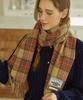 NONLOCAL Holiday Check Blend Muffler - Beige Check