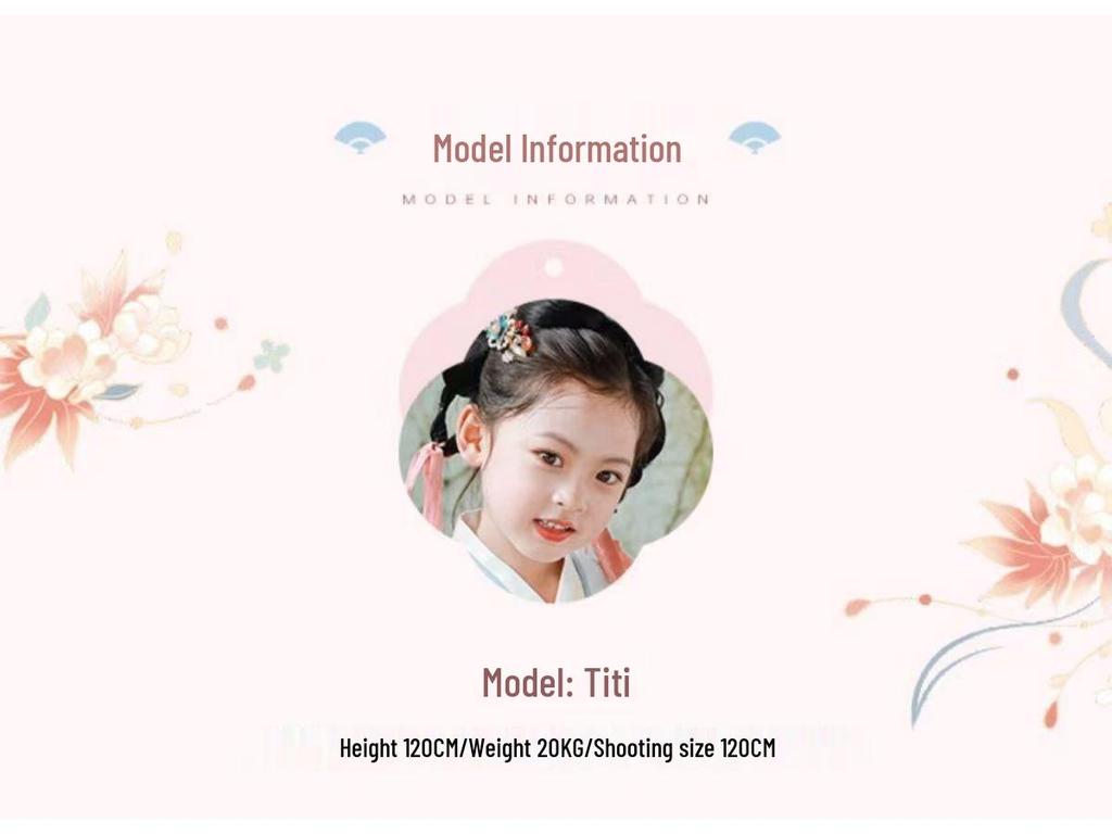 Girls' Ming Dynasty Hanfu Set: Three-Piece Ruqun Costume for Autumn/Spring - Ancient Style, Fairy-Inspired Tang Suit