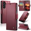 Luxury Business Flip Cards Solt Wallet Leather Phone Case for Samsung S26 Ultra S25 S24 S23 A27 A17 A07 A57 A37 Shockproof Cover