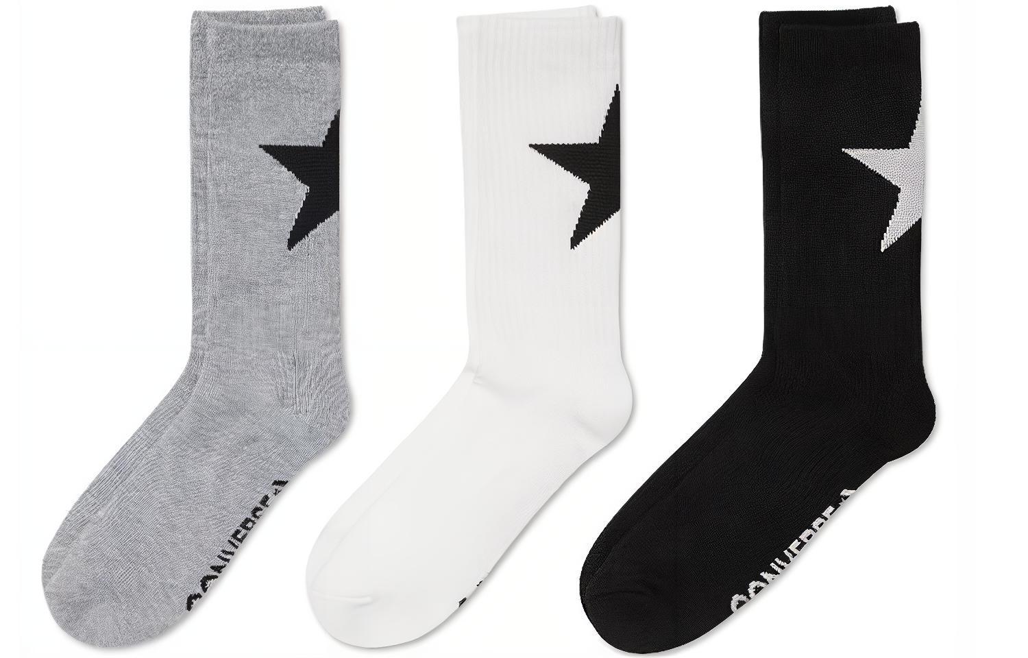 Converse Crew Socks Unisex 3 Pack 10023577-A01 OS